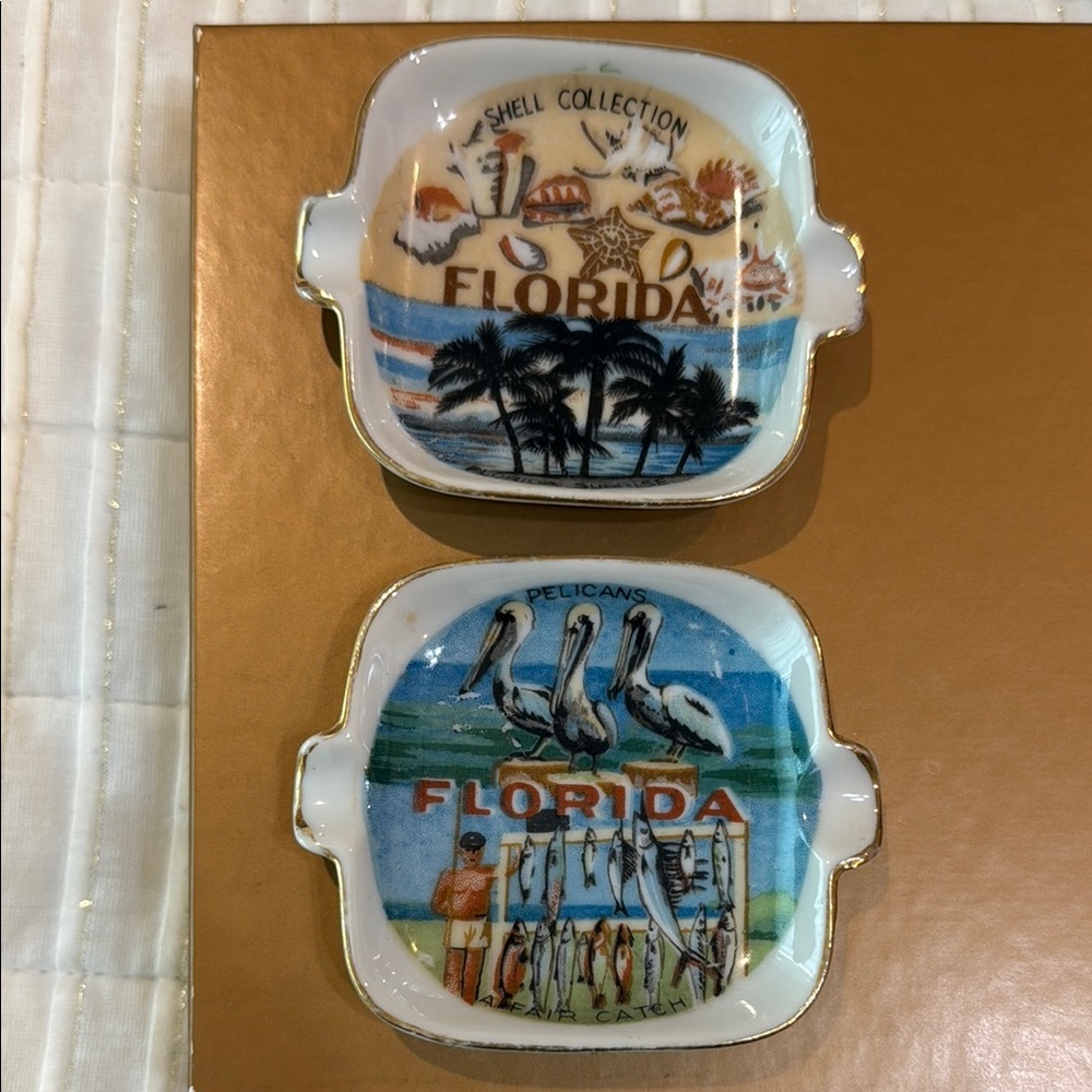 Florida Souvenir Ceramic Dishes